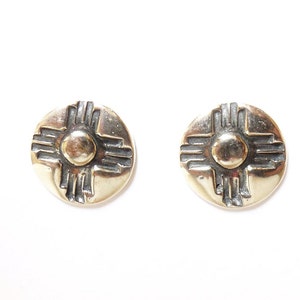 Sterling zia post earrings, southwest jewelry, western accessories