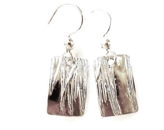 Orecchini con ago in pino sterling, gioielli botanici, accessori forestali, regalo botanico, regalo forestale, orecchini camper