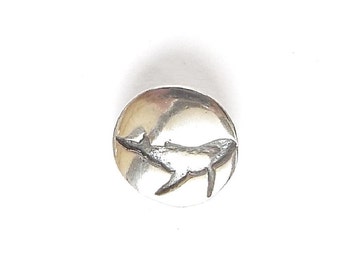 Sterling whale tie tack, humpback whale lapel pin, under 15, SCUBA accessory, kayaker jewelry, ocean jewelry, oceanography gift, mens gift