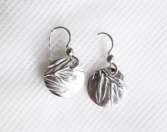 Sterling prairie grass earrings, botanical jewelry, midwest accessory, great plains gift