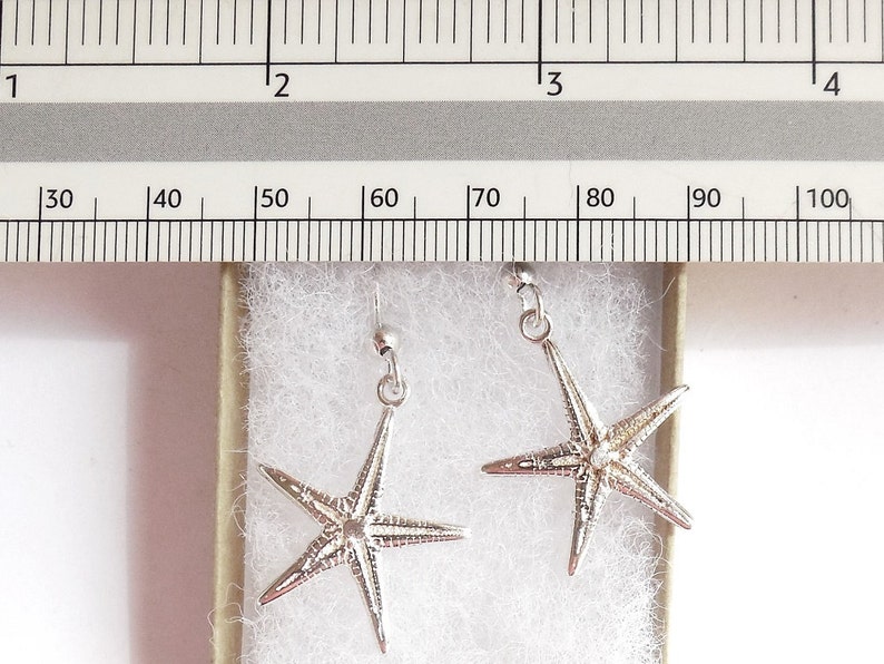 SCUBA jewelry nautical accessory NewMexy Team starfish jewelry surfer jewelry ocean accessory Sterling starfish earrings beach gift