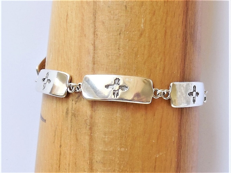 Sterling Zia Bracelet Southwest Jewelry Petroglyph - Etsy