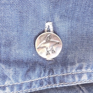 Sterling puffin cuff links, Alaska wildlife jewelry, mens accessory, fathers day gift, Newfoundland gift, Maine accessory, Arctic bird