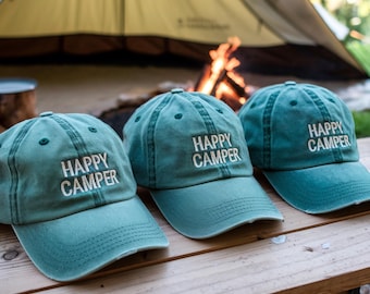 Embroidered Camp Bachelorette Hat | Personalized Cotton Baseball Cap