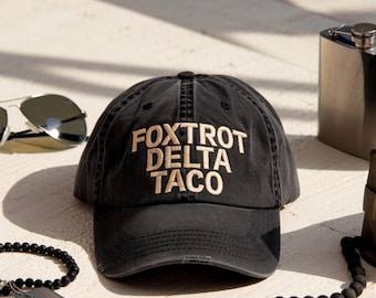 Embroidered FDT Washed Cap, Anti-Trump Protest Hat