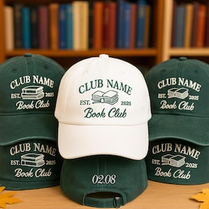 Book Club Hat - Etsy