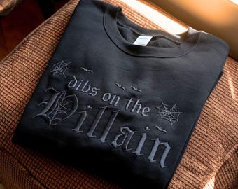 Dark Romance Embroidered Sweatshirt, Enemies To Lovers Tee