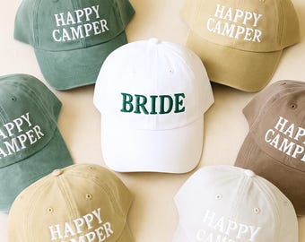 Sombrero de despedida de soltera bordado / Gorra de béisbol personalizada para despedida de soltera