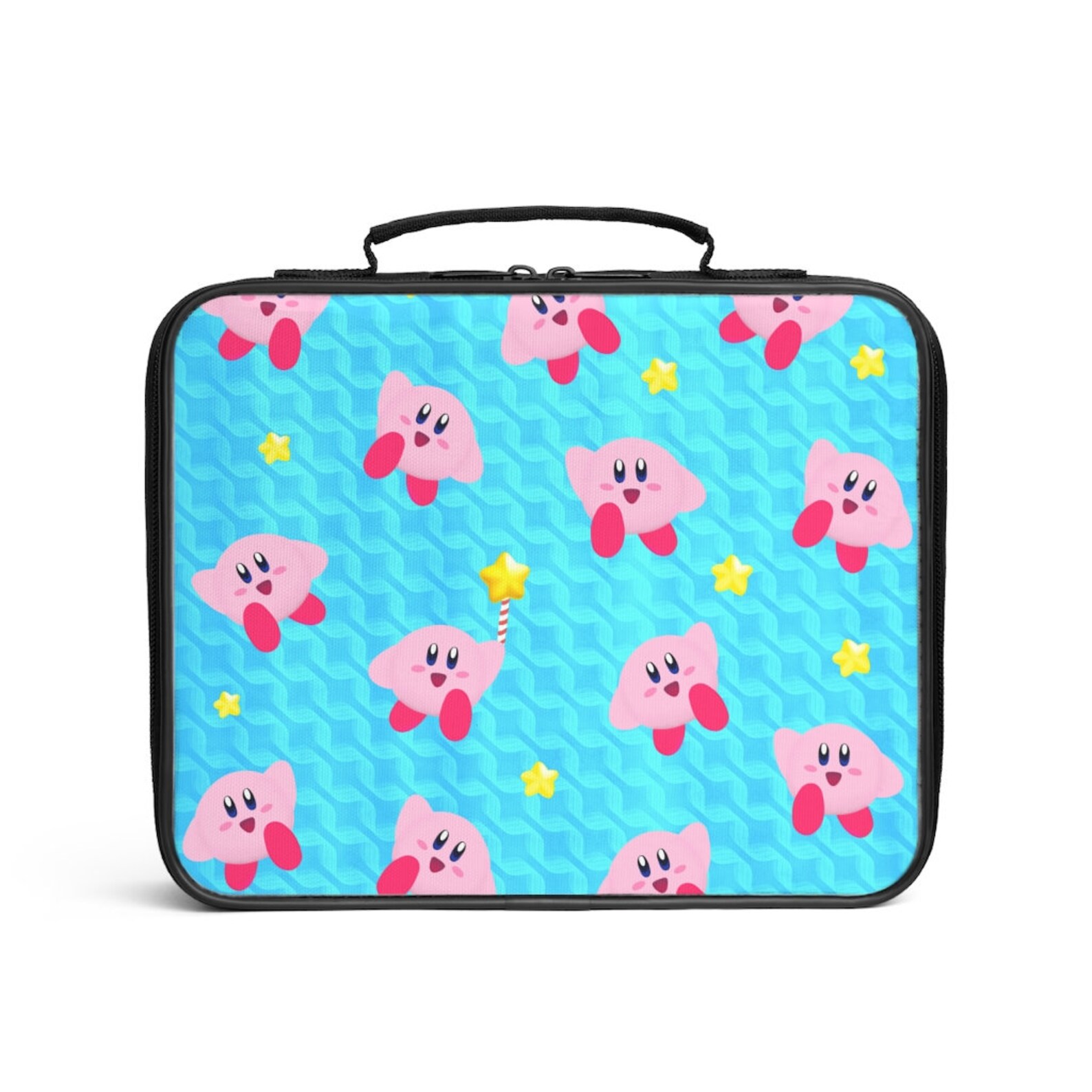 Back to School Kirby Lunch Box Blue Lunch Box Blue and Pink Etsy