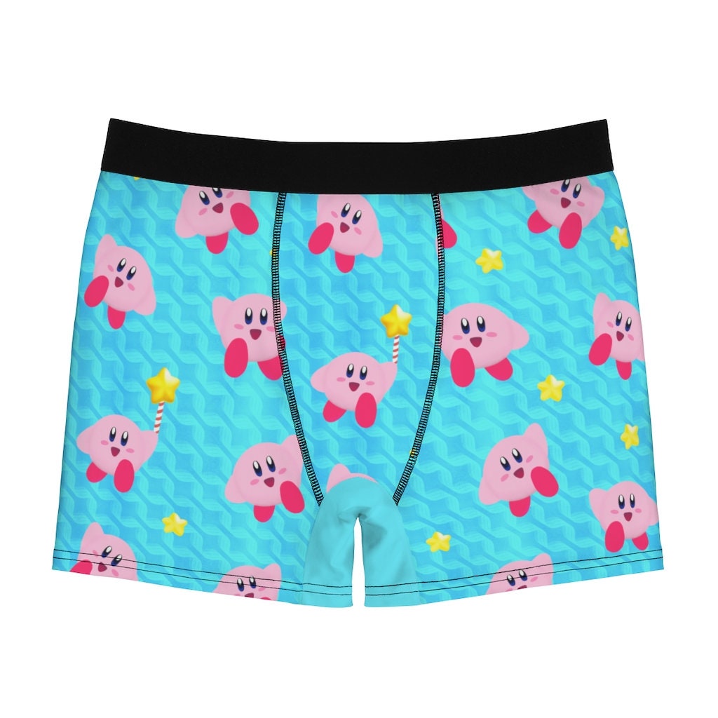 Men's Boxer Briefs Kirby Undies Magic Wand Gamer Gag Gifts Etsy