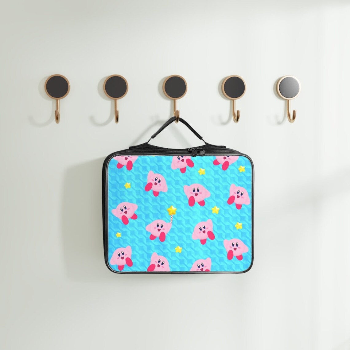 Back to School Kirby Lunch Box Blue Lunch Box Blue and Pink Etsy