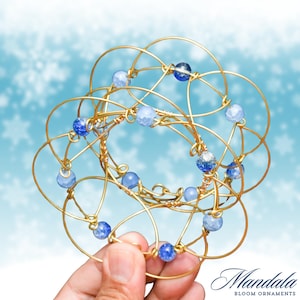 Verwandelte 3D-Drahtkugel - Modernes Weihnachtsdekor & personalisiertes Geschenk
