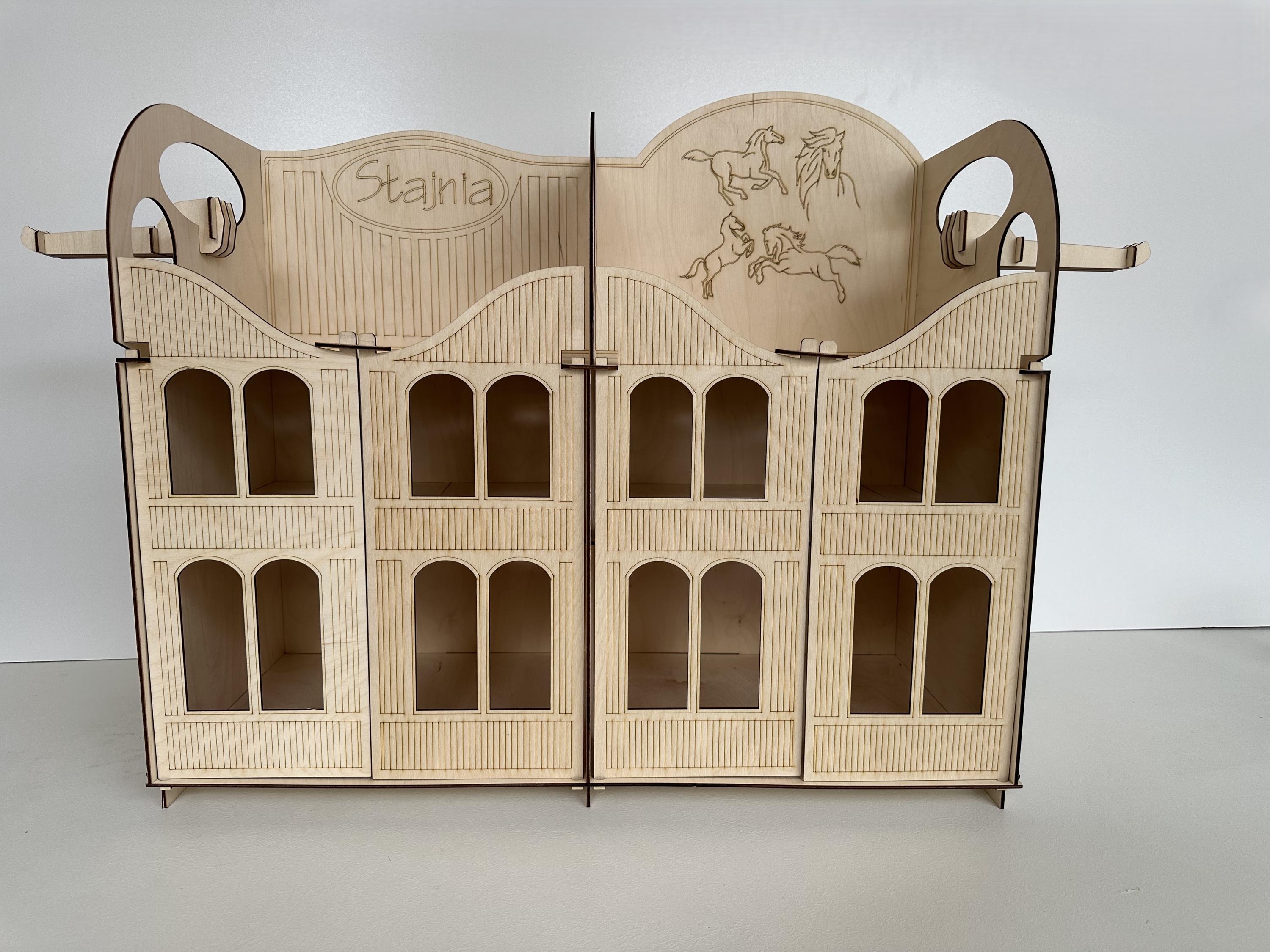 Hobby Horse Stand - Wooden Stable for 4 Horses - Handmade - Etsy