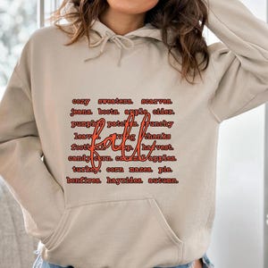 Fall Cozy Sweaters,Fall Words Shirt, Fall Sweater,Fall Words Shirt,Women&#39;s Fall Shirt,Autumn Shirt,Hello Fall T-Shirt, Thanksgiving T-shirt