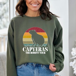Chemise Capybara, chemise rongeur, chemise cow-boy mause, chemise femme homme enfant, chemises rongeurs, Capy vintage, sweat Capyara, chemise idiote pour