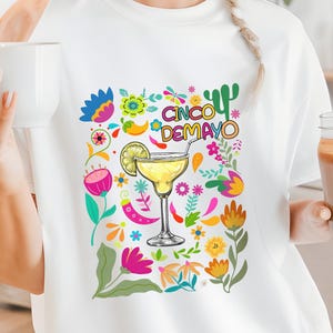 Let&#39;s Fiesta Comfort Colors Tee: Funny Margarita Graphic, Cinco de Mayo Shirt