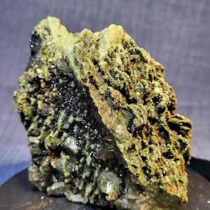 Epidote and Quartz Cluster: Garden Quartz from Turkiye