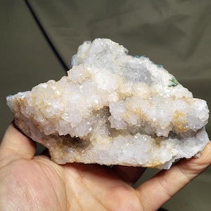 Crystal geode piece, big geode piece of quartz with iron oxide, home decoration, collection from Turkey