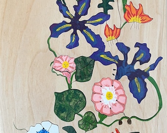 WILDFLOWERS puzzle for adults and teens