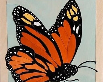 Artful Monarch Butterfly puzzle