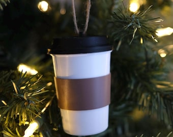 Weihnachtsmehrfarbenkaffeetasse ORNAMENTE | 3D Gedruckte Kaffeetasse Weihnachten für Home Decor