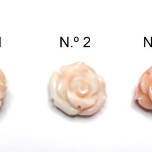 Coral rosa natural sin tratar de aguas profundas, tallado a mano con forma de rosa. Lea detalles para ver medidas.