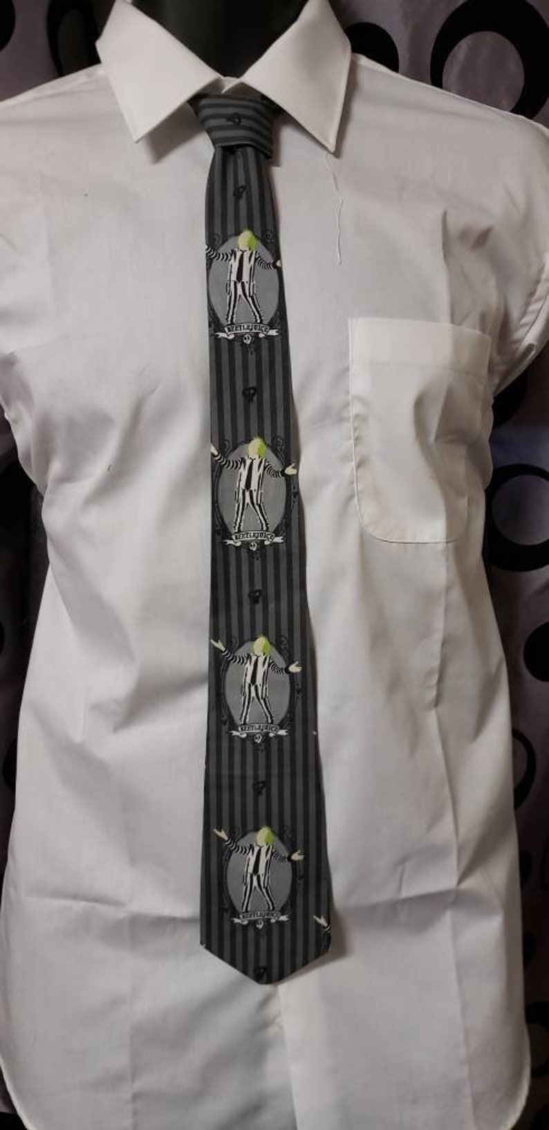 Beetlejuice Necktie