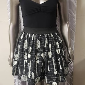 Glo in the Dark Skeleton Skirt