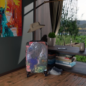 Artistic Travel Suitcase