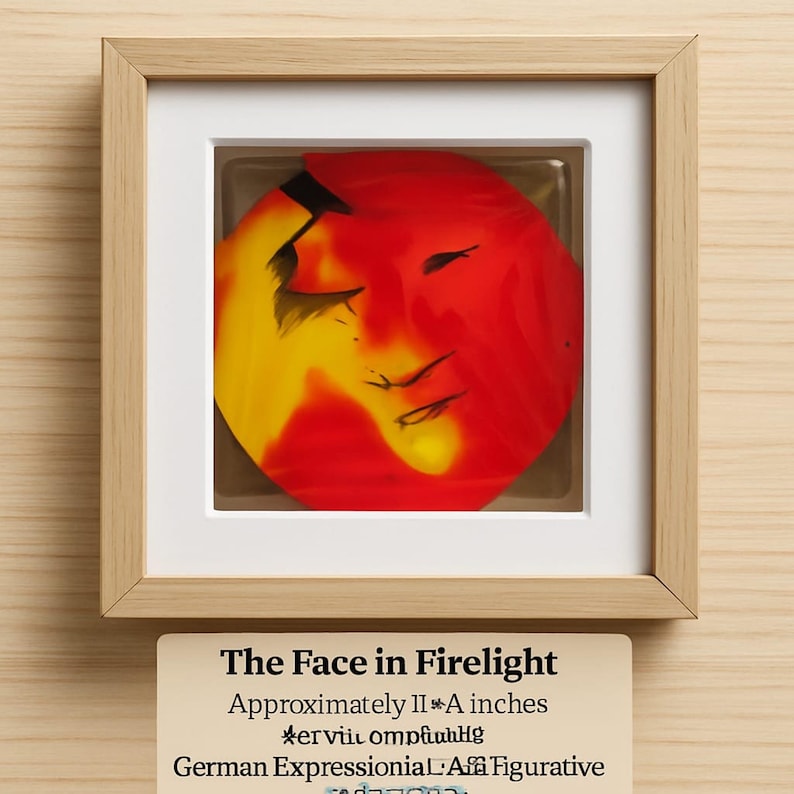 The Face in Fire but with LIGHT image 1