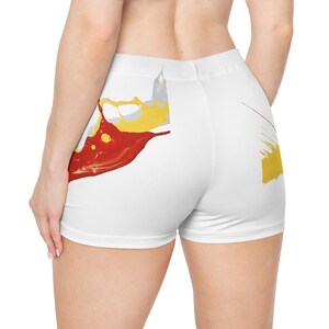 Colorful Art Women&#39;s Shorts for Summer Vibes, Beachwear, Casual Outfits, Unique Gift, Festival Fashion