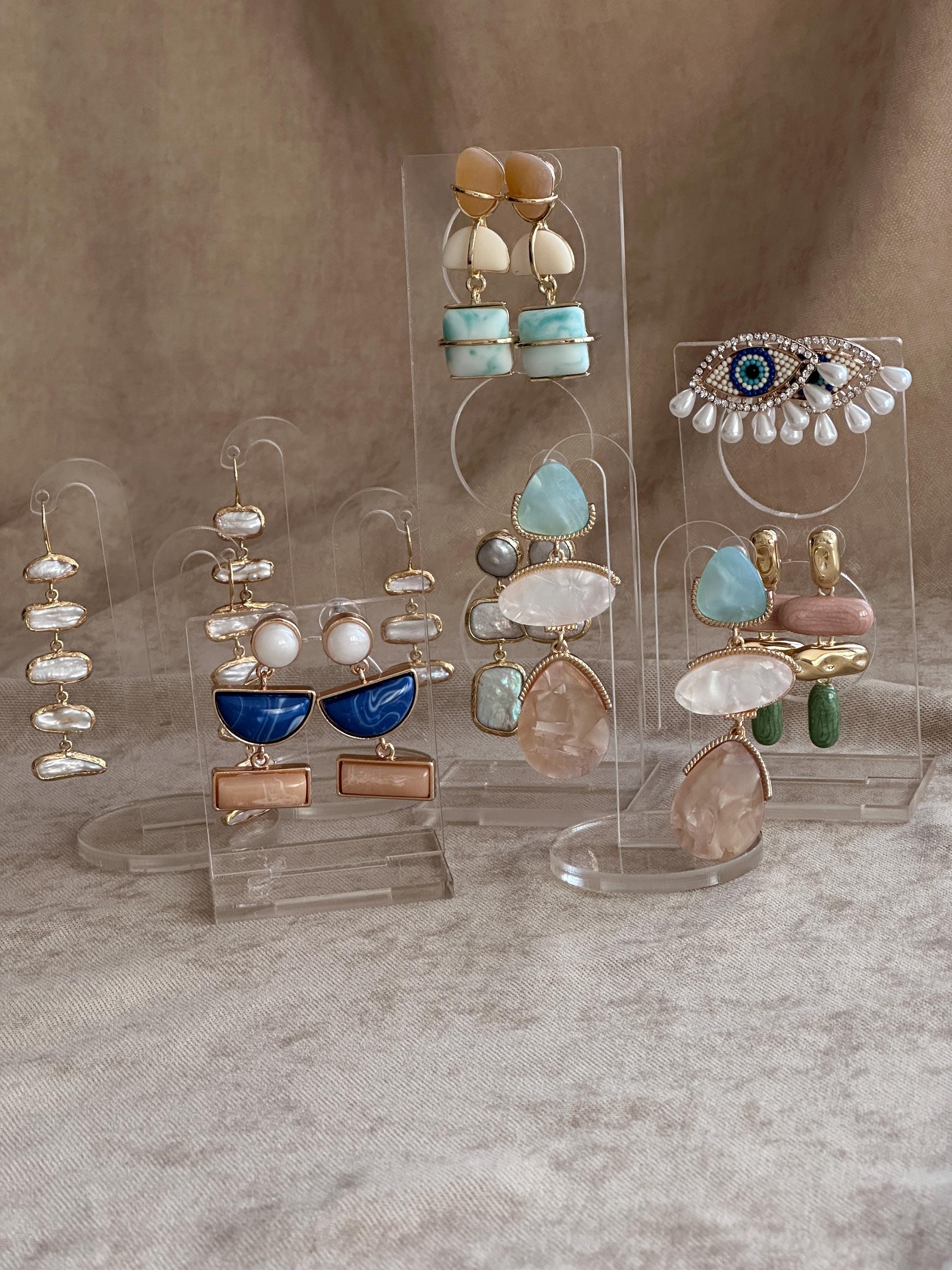 Boucles D'oreilles Pendantes En Argent 925 Avec Perle D'eau Douce - Plaqué Or, Fait Main