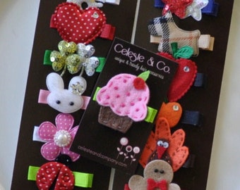 First Birthday Hair Bows Baby Hair Bows Toddler Hair Bows Infant Hair Clips Toddler Hair Bows Newborn Hair Bows Girls Hair Bows Holiday Set