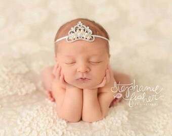 Baby Tiara Headband Etsy Baby Tiara Headband Etsy