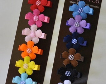 Baby Hair Bows Hair Clips Newborn Toddler Infant Hair Clips Little Girl Hair Bows Flower Hair Clips Newborn Babies Hair Clips Hair Bow Set