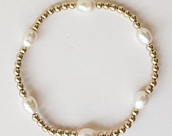 Bracciali Impilabili In Oro Con Smalto - Set Di Braccialetti Elasticizzati Per Donna - 5 Design: Azteco, Nido D'ape E Altri - 3