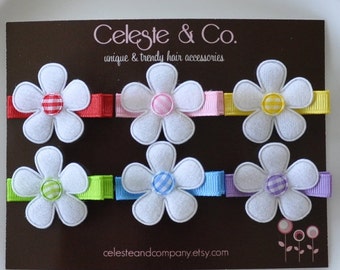 Haarelastiekjes Bloem haarspeldjes Regenboog haarspeldjes set babyhaarelastiekjes Baby haarelastiekjes Peuter haarelastiekjes Pasgeboren haarelastiekjes Kleine haarelastiekjes