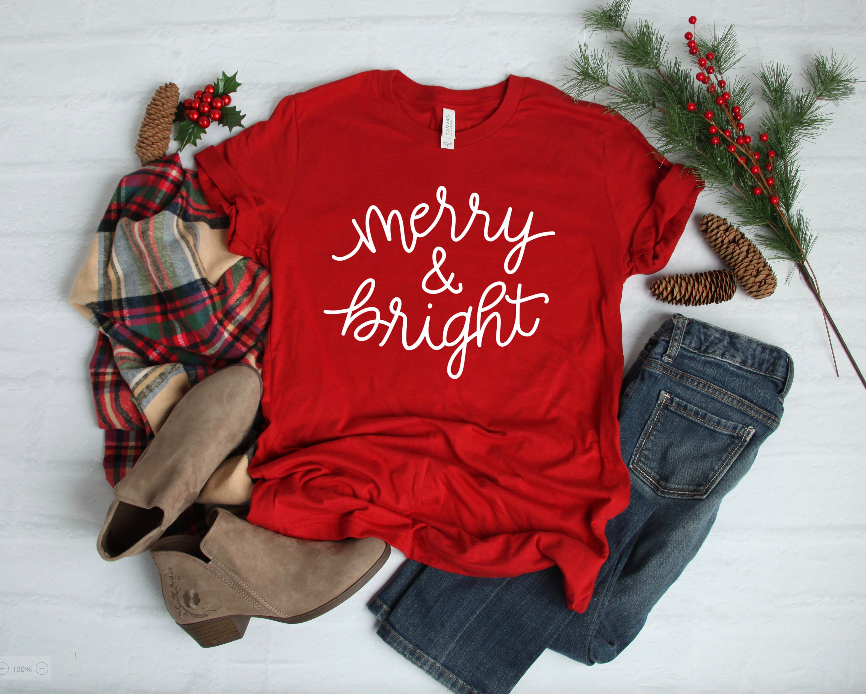 Christmas T Shirt for Women and Girls 