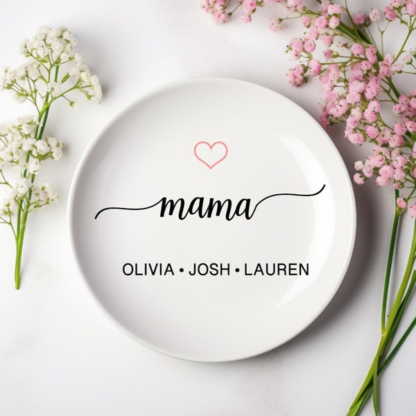 Personalized Mother's Day Ring Dish, Mother's Day Trinket Dish, Birthday Gift, New Mom Gift, Personalized Trinket Dish, Ring Dish