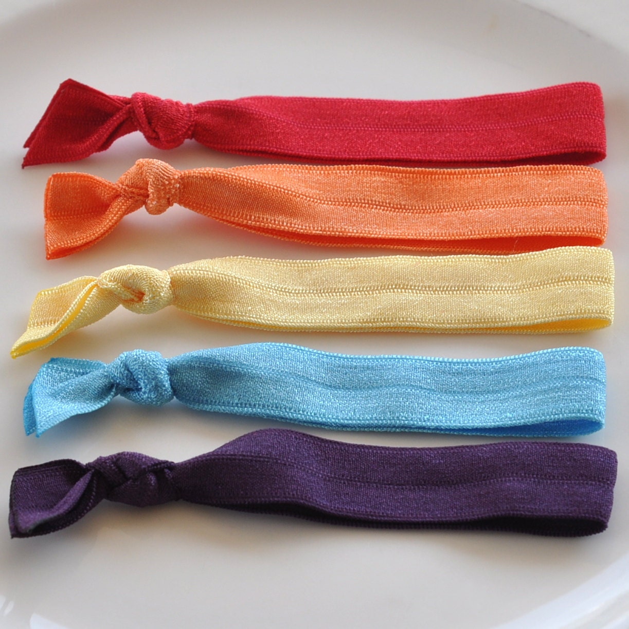 Elastic Hair Ties Knotted Ponytail Holders for Girls Teens Etsy