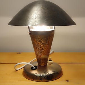 Vintage mushroom table lamp