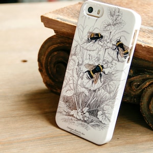 Bee iPhone 14 Plus, 13 Pro Max, 12 Mini Nature Lover iPhone 11 Xs Max Bumble Bees iPhone 15, SE Botanical CMG-BEE