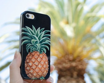 Pineapple Phone Case iPhone 12, 11 Pro Case Tropical iPhone 14 Botanical iPhone Xs Pineapple iPhone SE Samsung Galaxy S20 Plus CMG-PINAPB