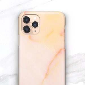 Marble Pastel Aesthetic Phone Case iPhone MagSafe Pink Orange Yellow Citrus Y2K iPhone 14 Plus 13 12 11 Pro Max 16e, SE, Galaxy S22 C-ON16eH