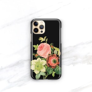 iPhone MagSafe Case Floral iPhone 14 13 Pro, Xs Max, 11 Vintage Bouquet Aesthetic iPhone 12 Mini, SE, 15 Plus Case Galaxy S23 Ultra CMG-BOQ image 5