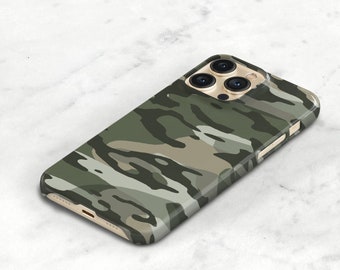 Camo Phone Case iPhone 14 Pro Max 14 Plus 13 Army Green Camouflage iPhone 11 12 Mini Samsung Galaxy S22 CMG-CAMG