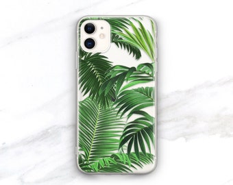 iPhone 13 Pro Max Case Tropical iPhone 11 Xs, 15, 8 Case Clear Palm Beach iPhone 12 Pro Case Palm Leaf Resort Samsung Galaxy S20 CC-PBCH