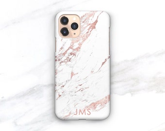Personalized Gift Phone Case iPhone 12 13 Pro Max Rose Marble 11 Pro 14 Xr 12 Mini Custom Ideas for Women Her CMG-MARRO