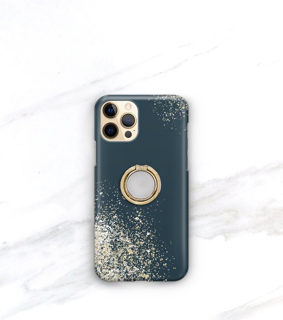 Matte Iphone 12 Pro Max 12 Mini 11 Case Blue Splatter Dots And Etsy