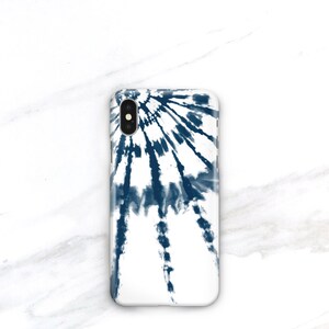 Tie Dye Phone Case Boho iPhone 13 pro case MagSafe 12 Mini iPhone 11 Pro Max iPhone Xs Case 14 Case Galaxy S23 iPhone SE CMG-TIDYBW afbeelding 3